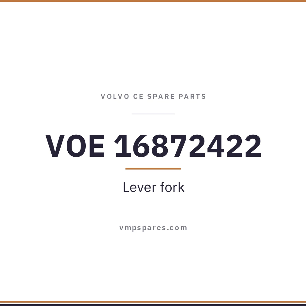 VOE 16872422 – Lever fork