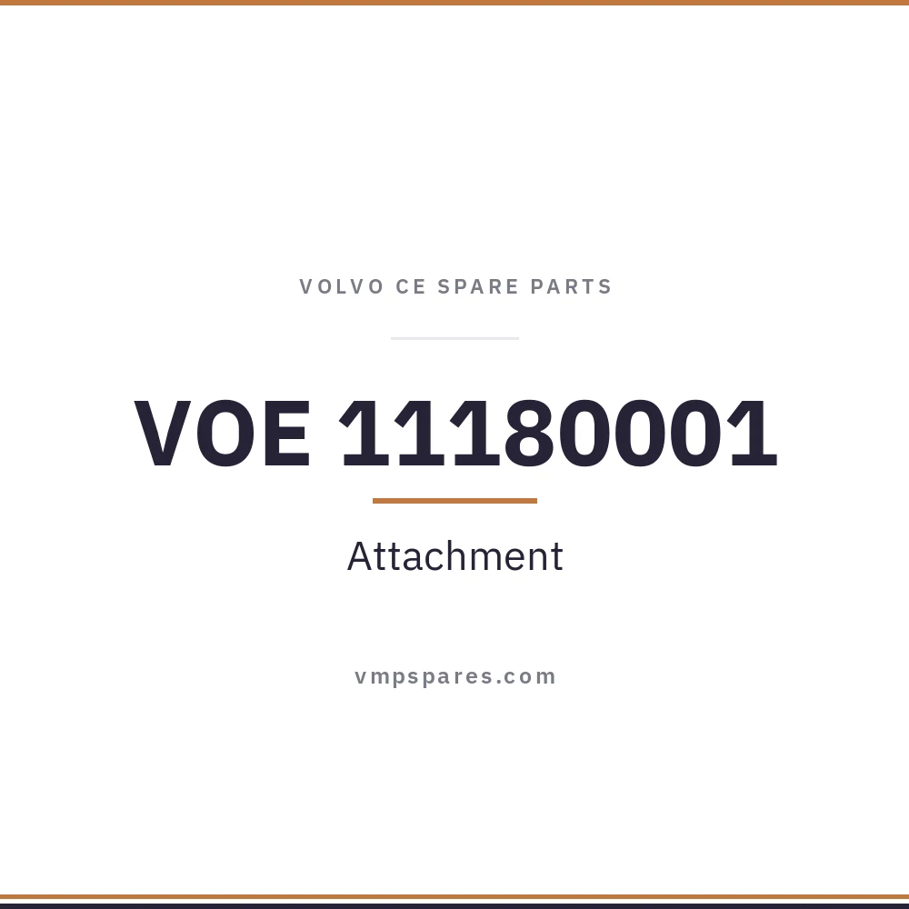 VOE 11180001 – Attachment