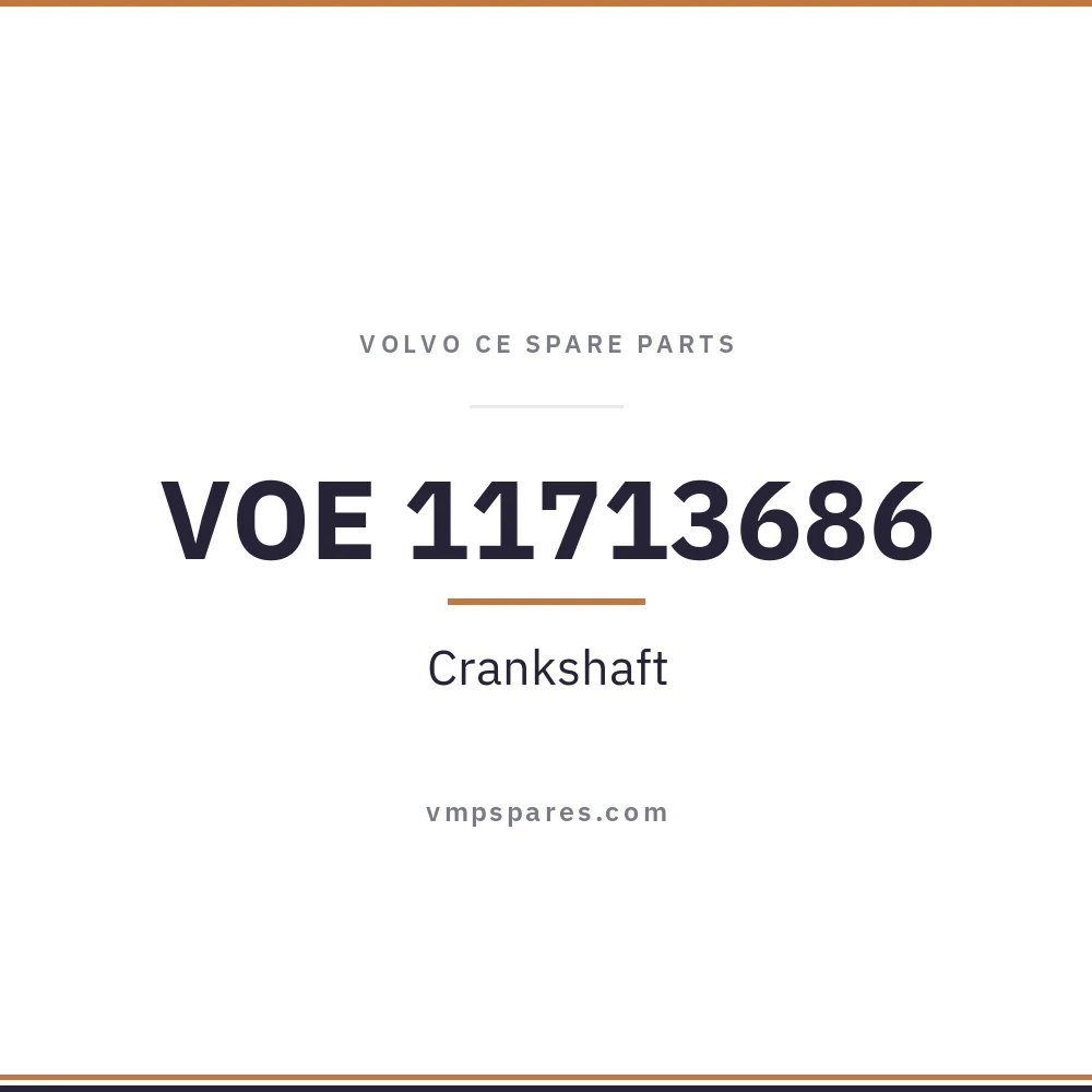 VOE 11713686 – Crankshaft