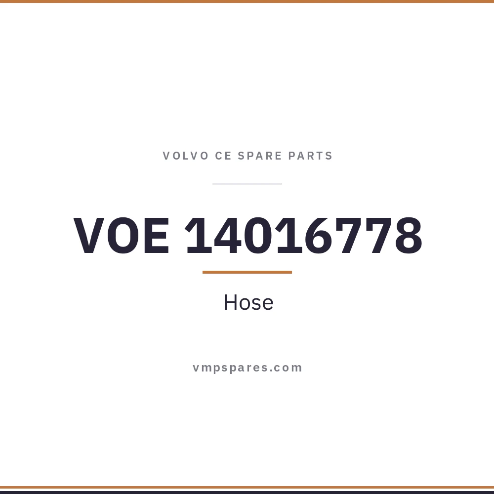 VOE 14016778 – Hose