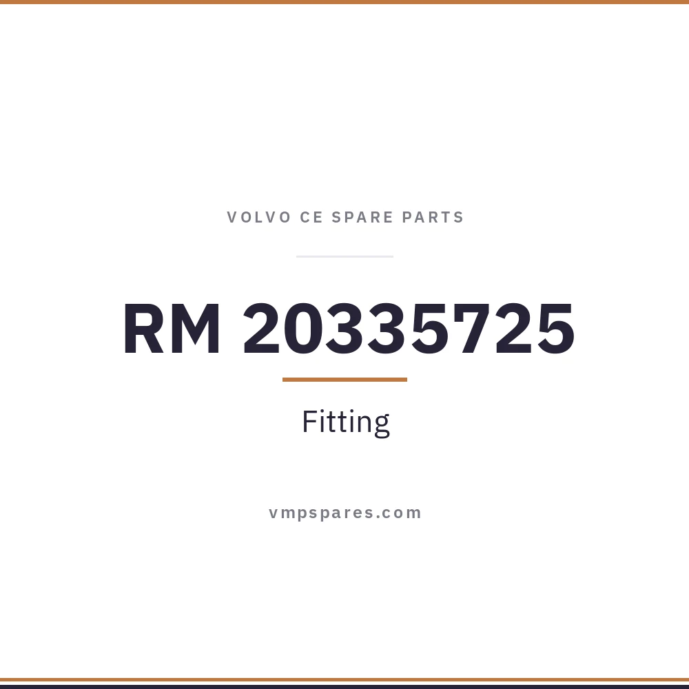 RM 20335725 – Fitting
