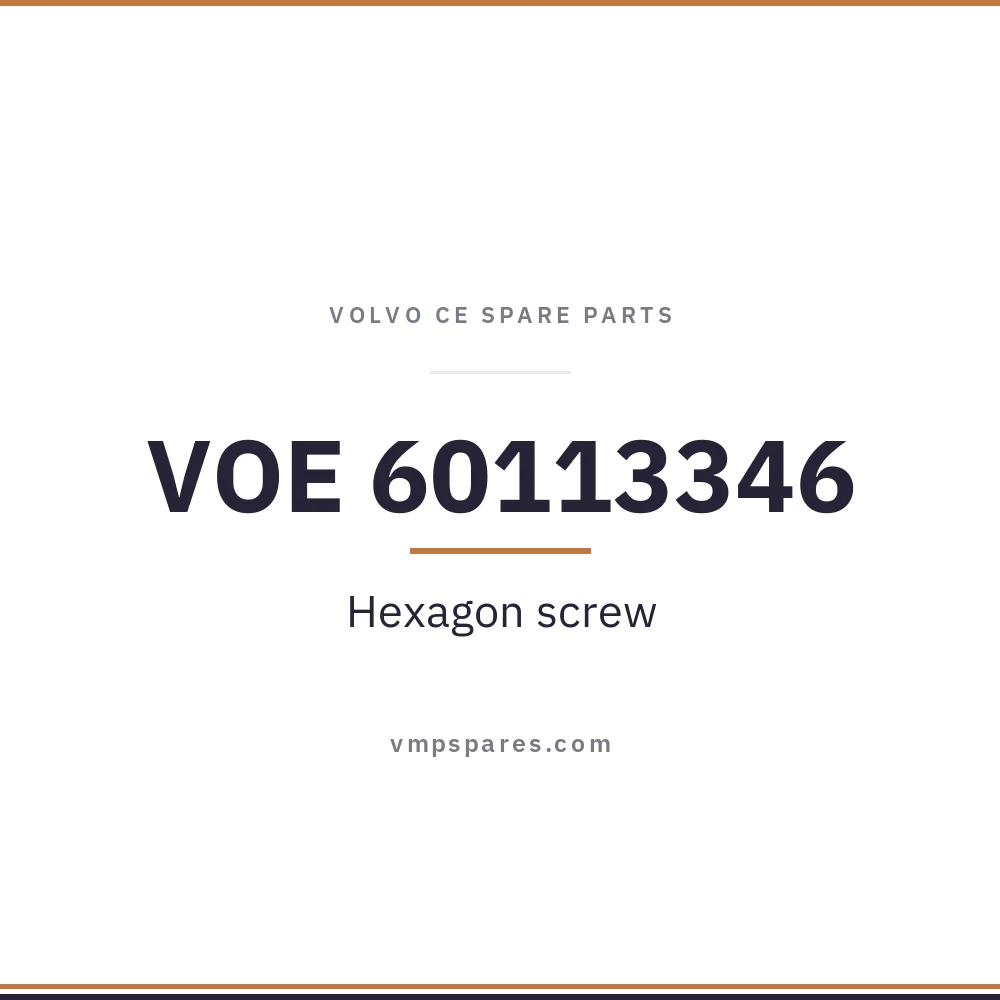 VOE 60113346 – Hexagon screw
