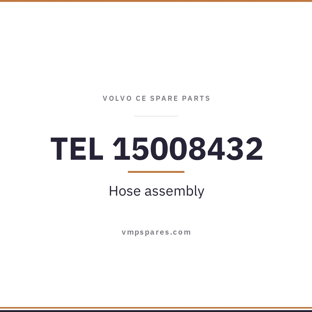 TEL 15008432 – Hose assembly