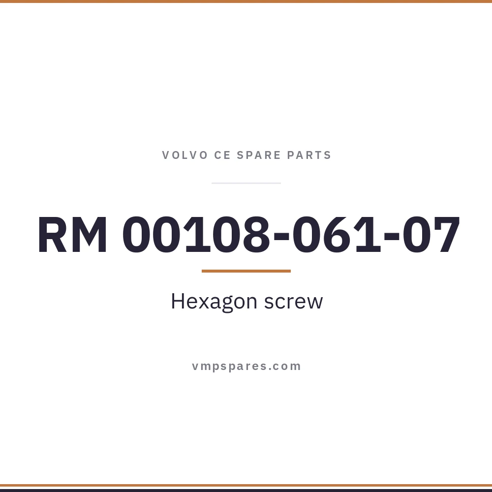 RM 00108-061-07 – Hexagon screw