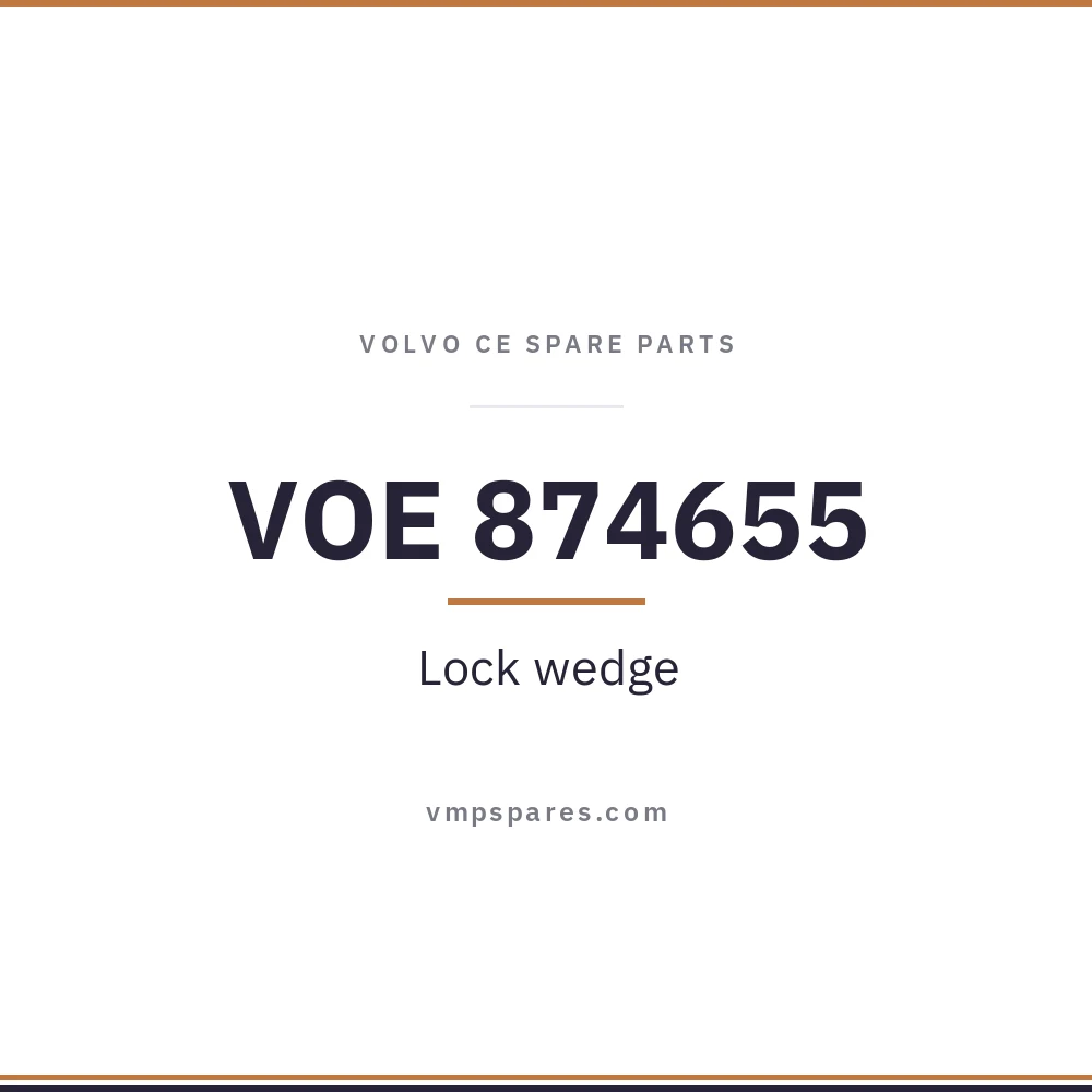 VOE 874655 – Lock wedge