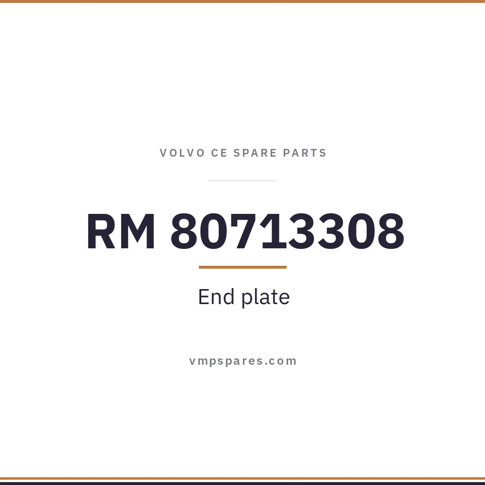 RM 80713308 – End plate