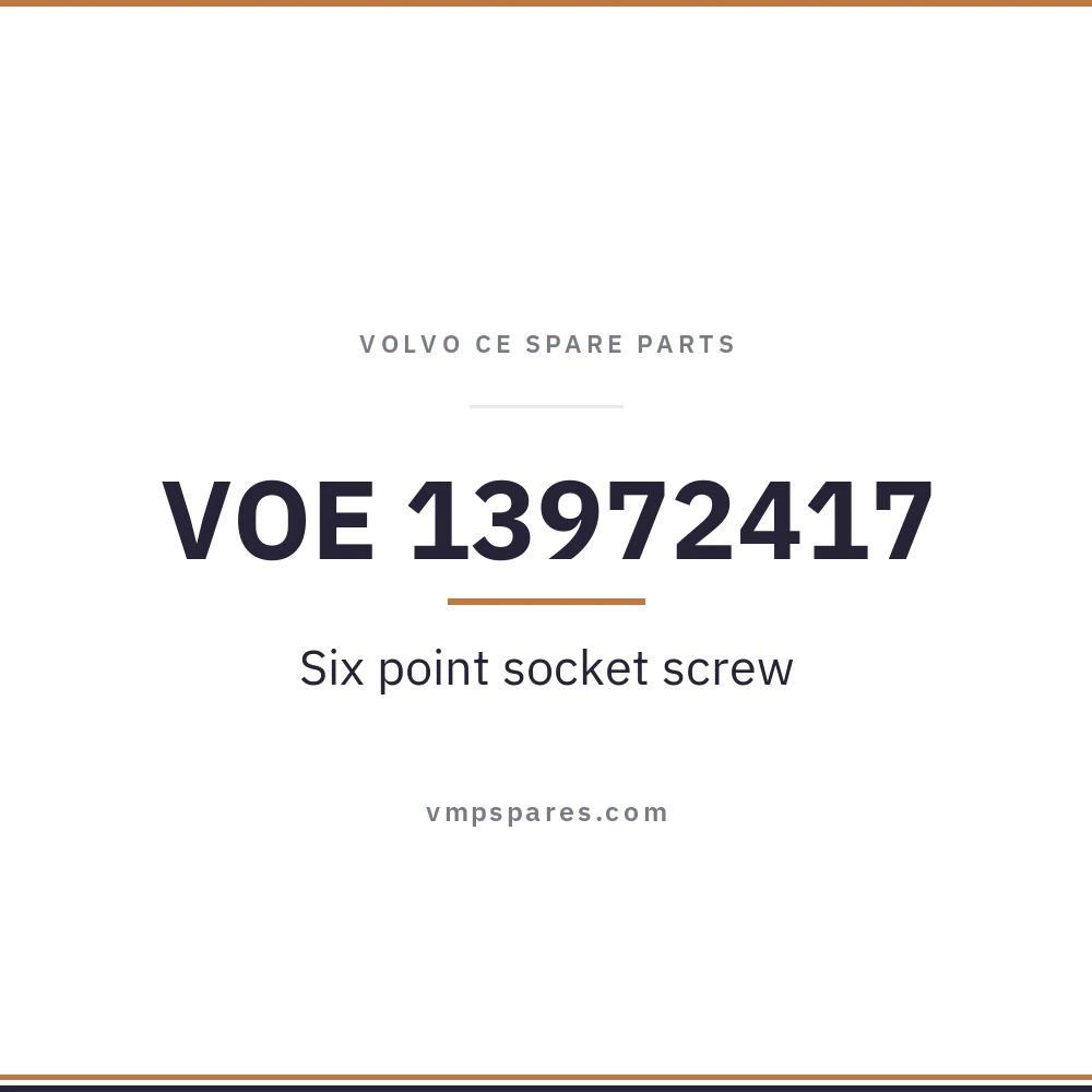 VOE 13972417 – Six point socket screw