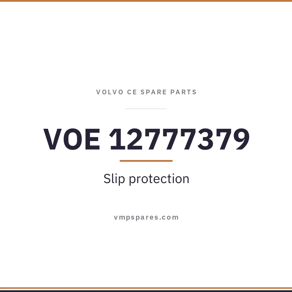 VOE 12777379 – Slip protection