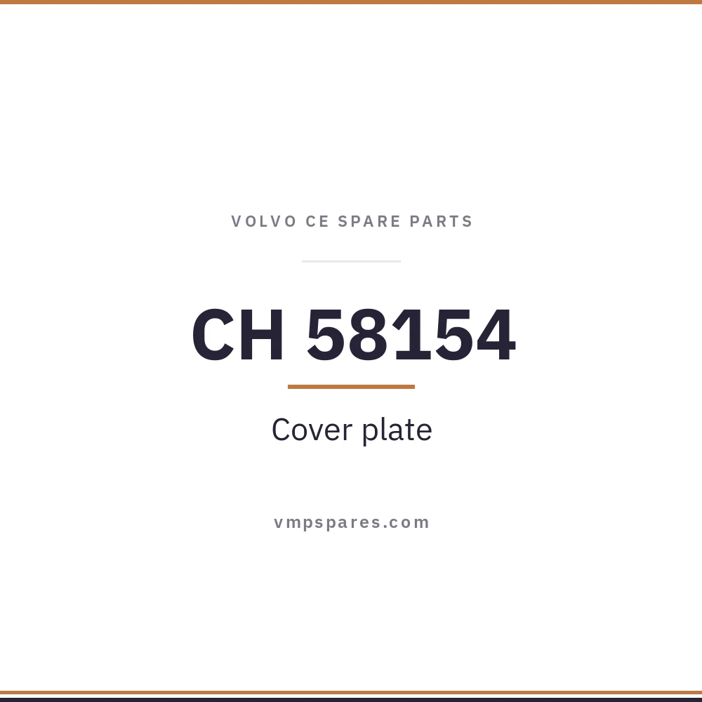 CH 58154 – Cover plate