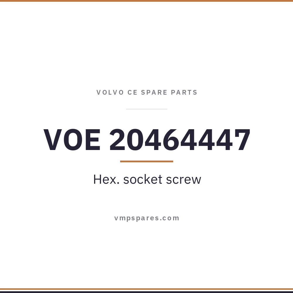VOE 20464447 – Hex. socket screw