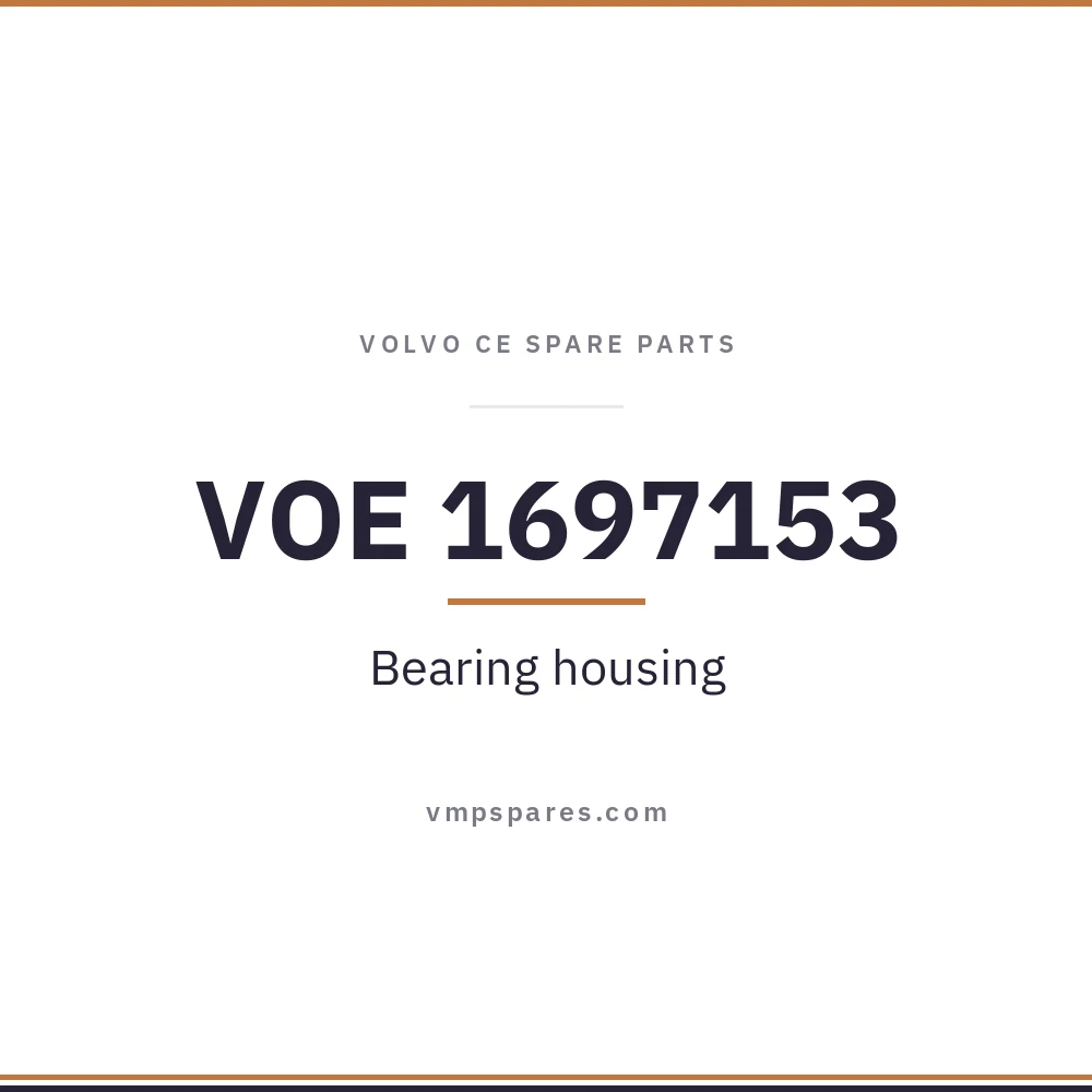VOE 1697153 – Bearing housing