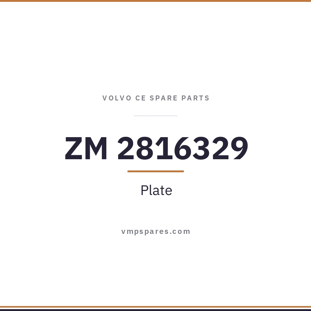 ZM 2816329 – Plate