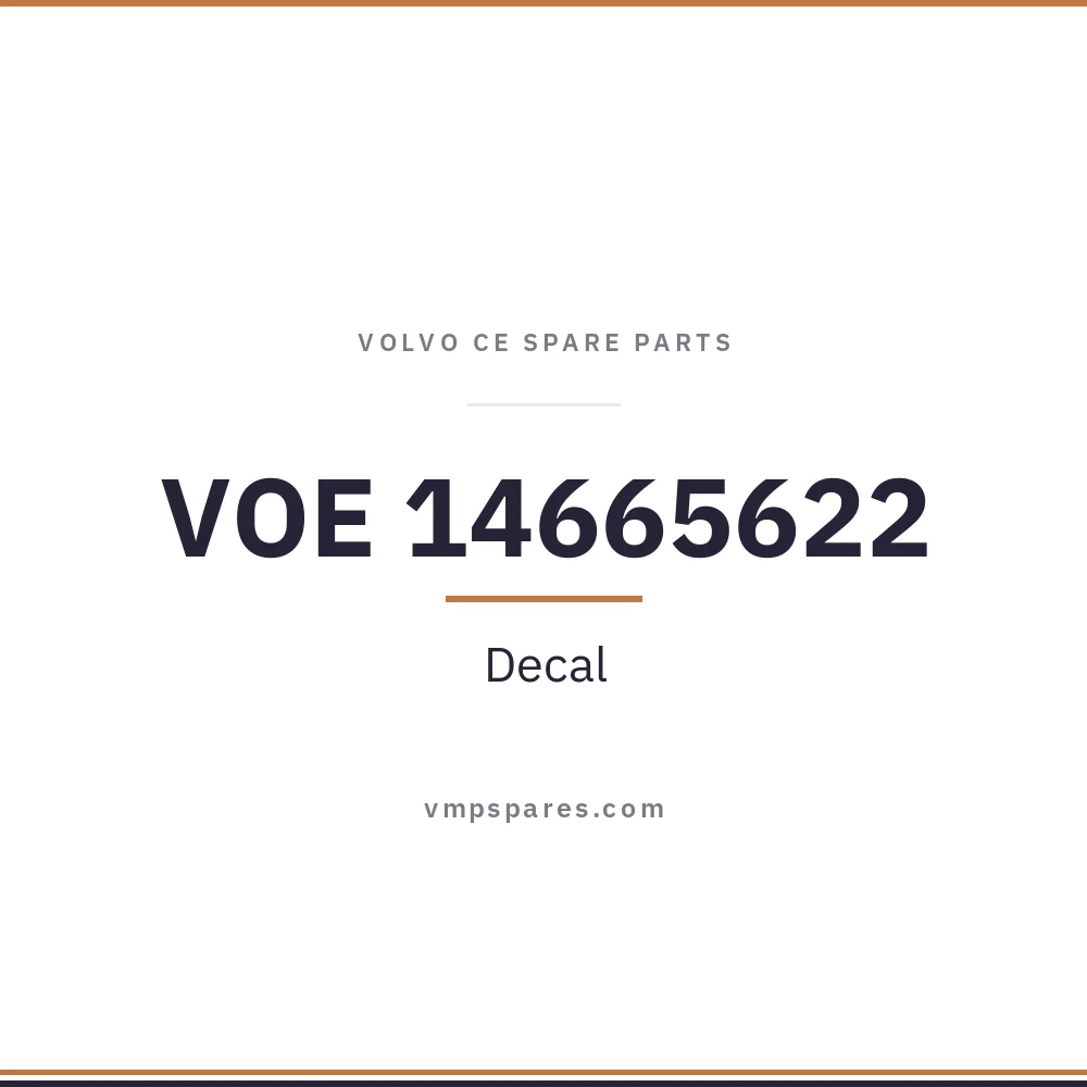 VOE 14665622 – Decal