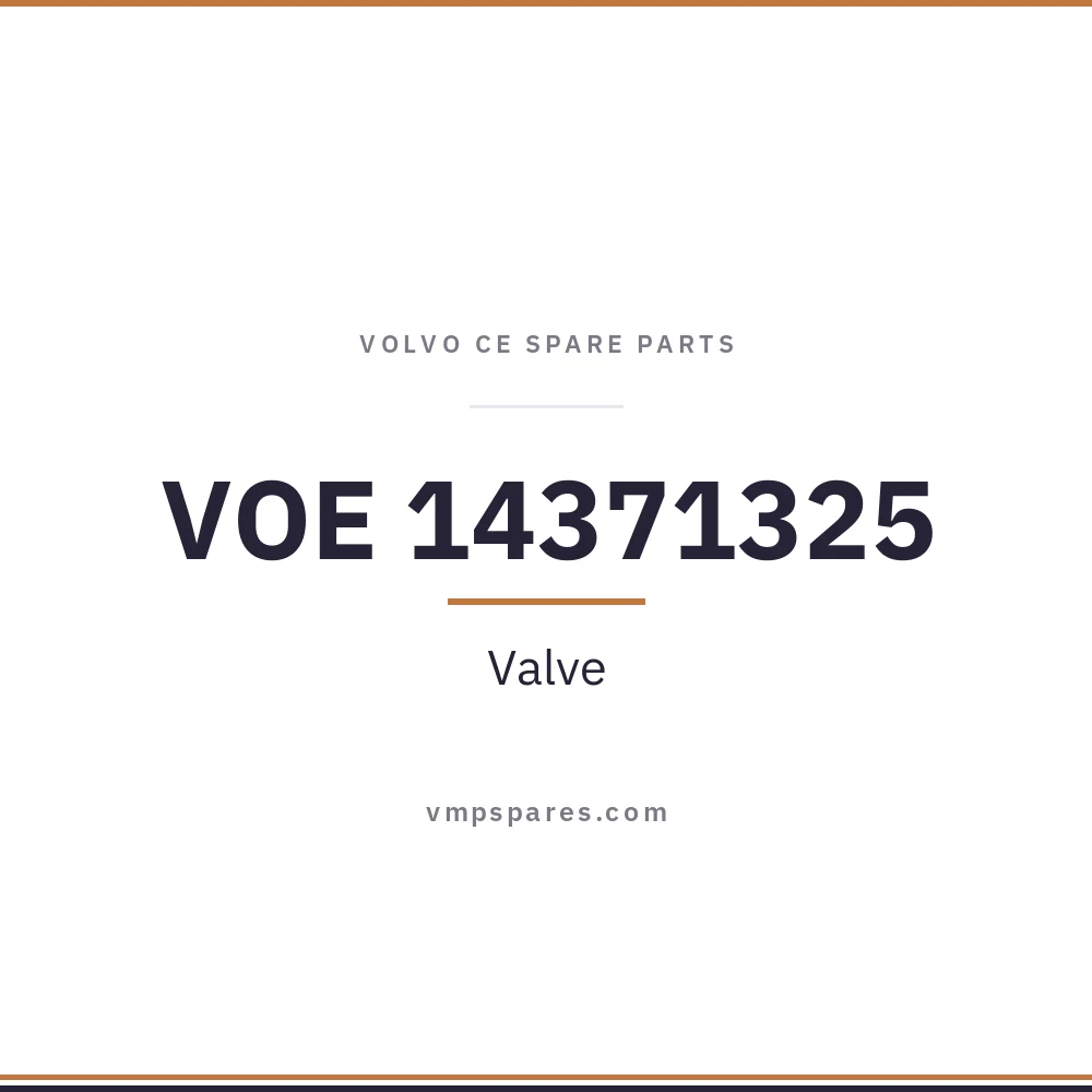 VOE 14371325 – Valve