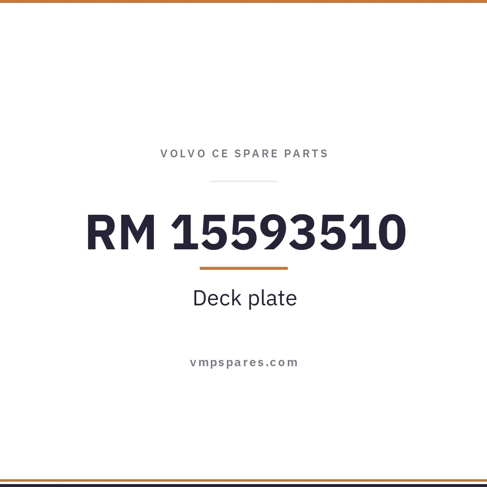 RM 15593510 – Deck plate