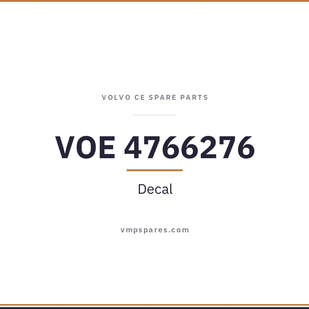 VOE 4766276 – Decal