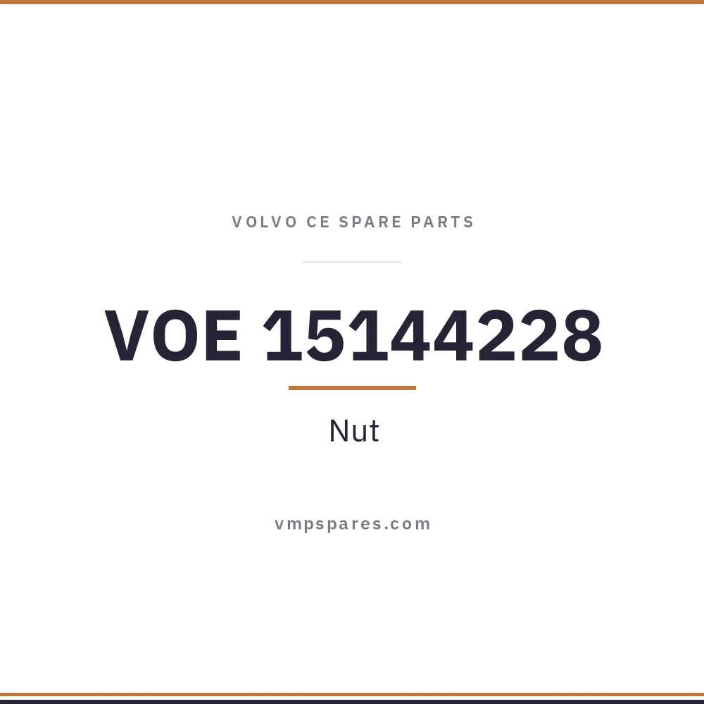 VOE 15144228 – Nut