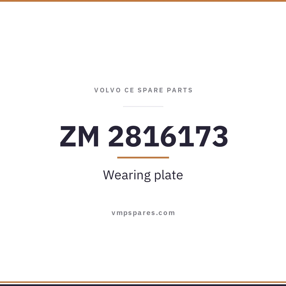 ZM 2816173 – Wearing plate