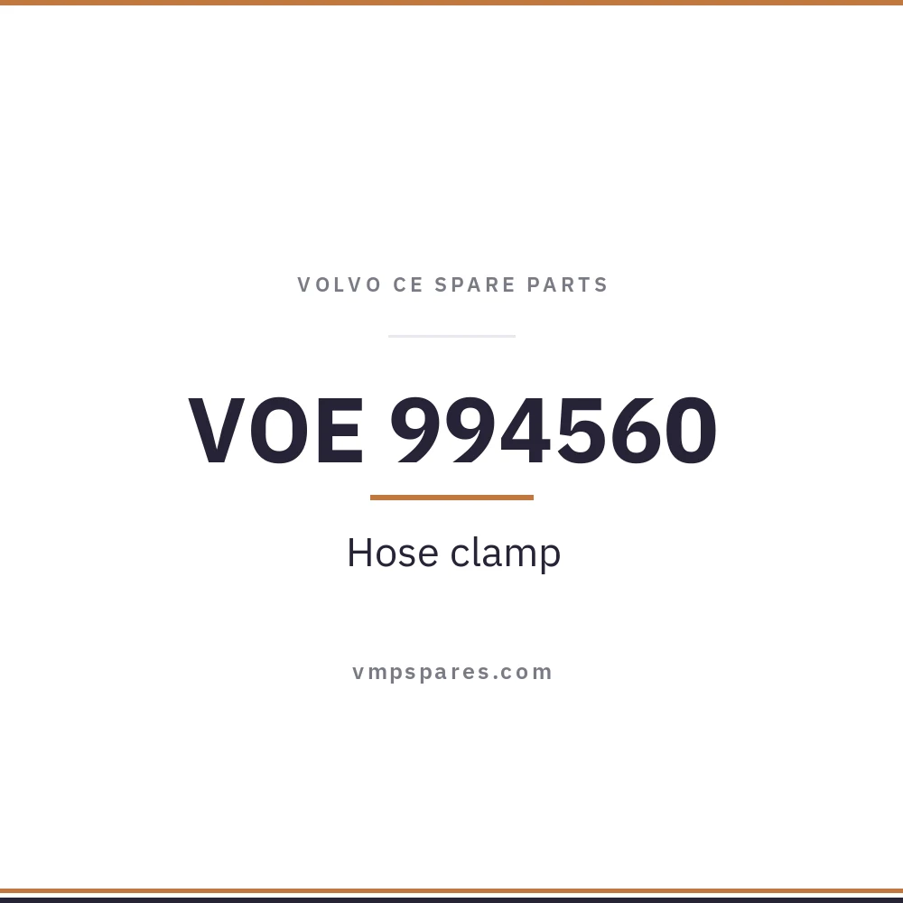 VOE 994560 – Hose clamp