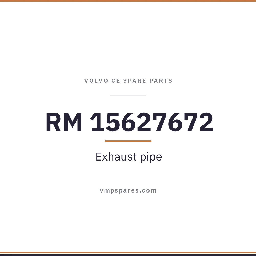 RM 15627672 – Exhaust pipe