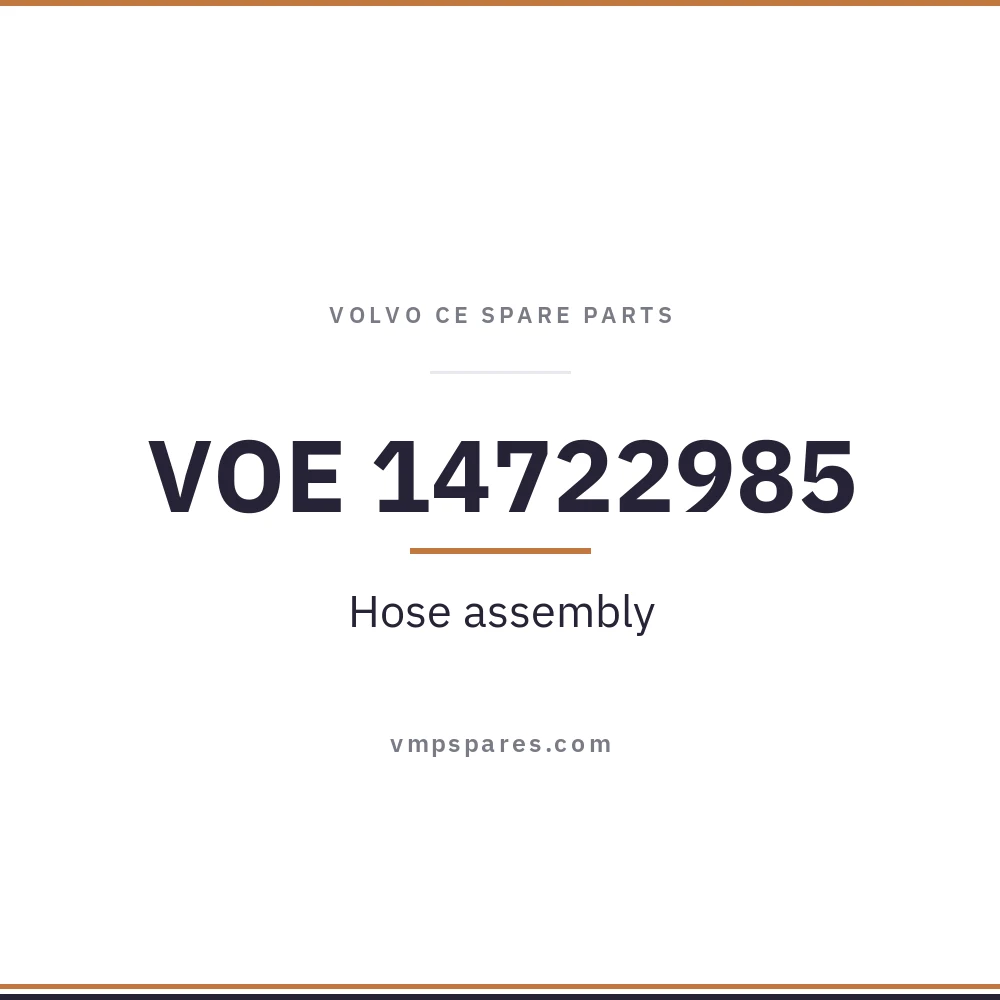 VOE 14722985 – Hose assembly