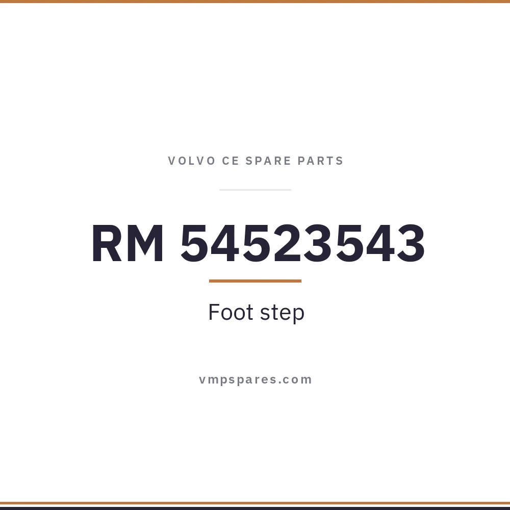 RM 54523543 – Foot step