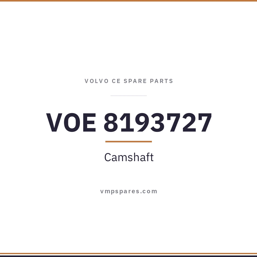 VOE 8193727 – Camshaft