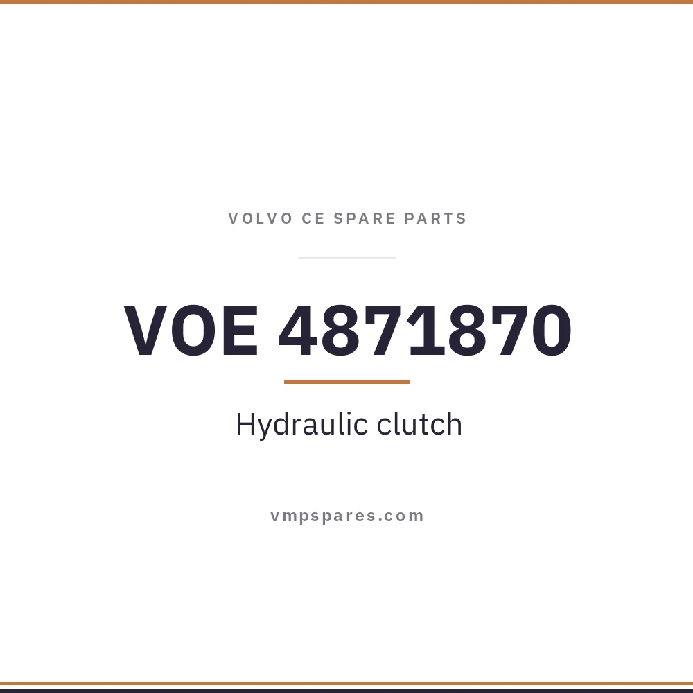 VOE 4871870 – Hydraulic clutch