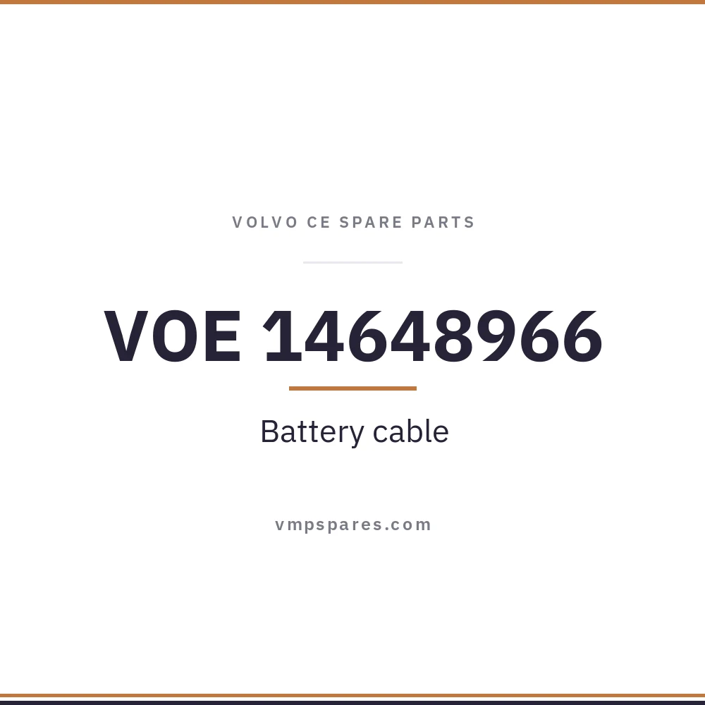 VOE 14648966 – Battery cable