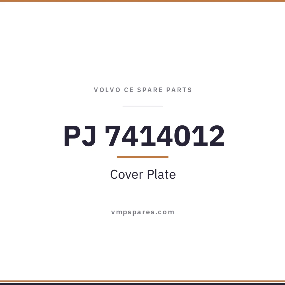 PJ 7414012 – Cover Plate