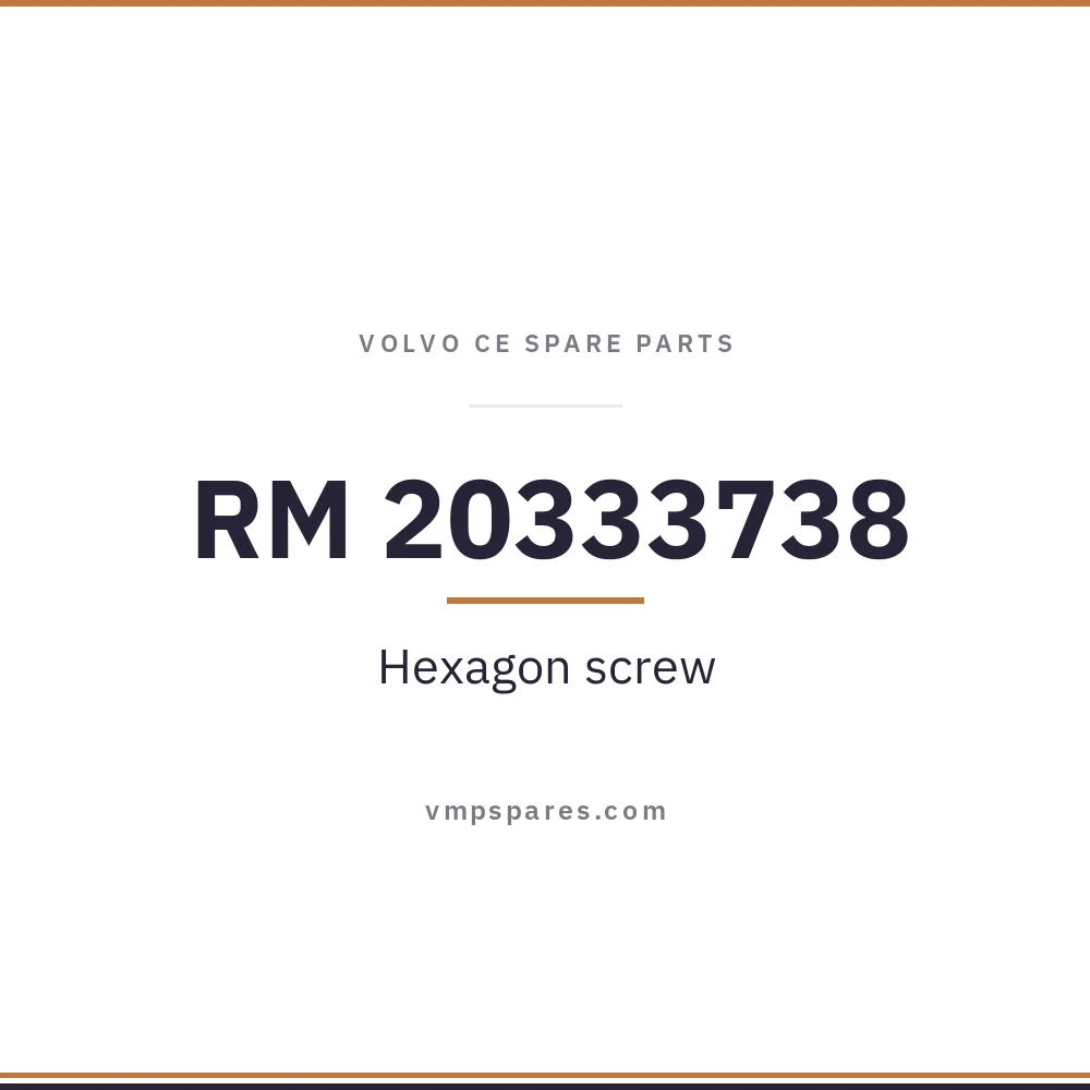 RM 20333738 – Hexagon screw