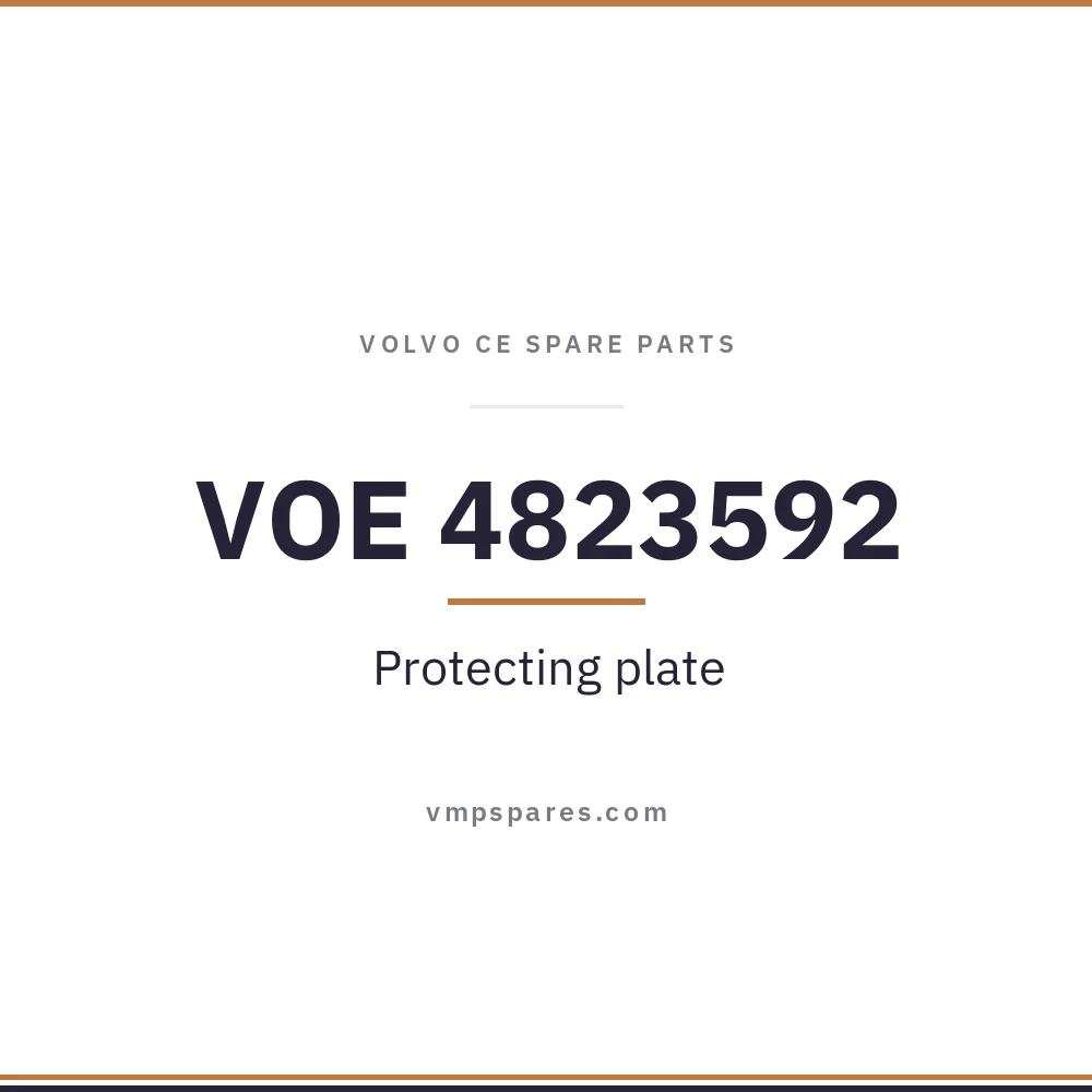VOE 4823592 – Protecting plate