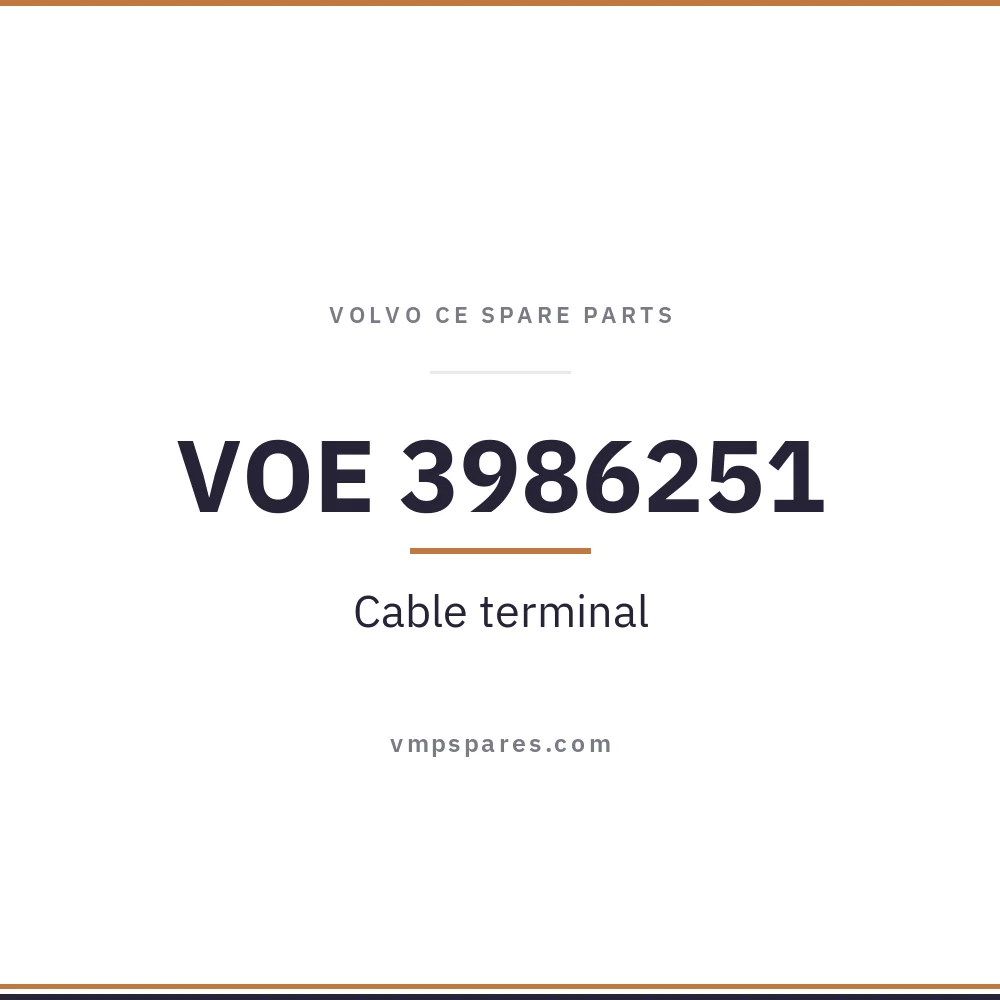 VOE 3986251 – Cable terminal