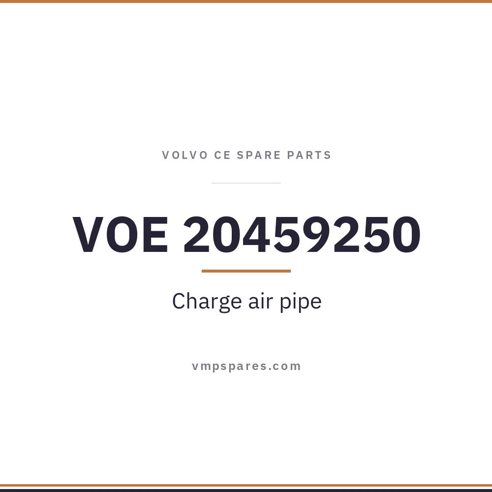 VOE 20459250 – Charge air pipe