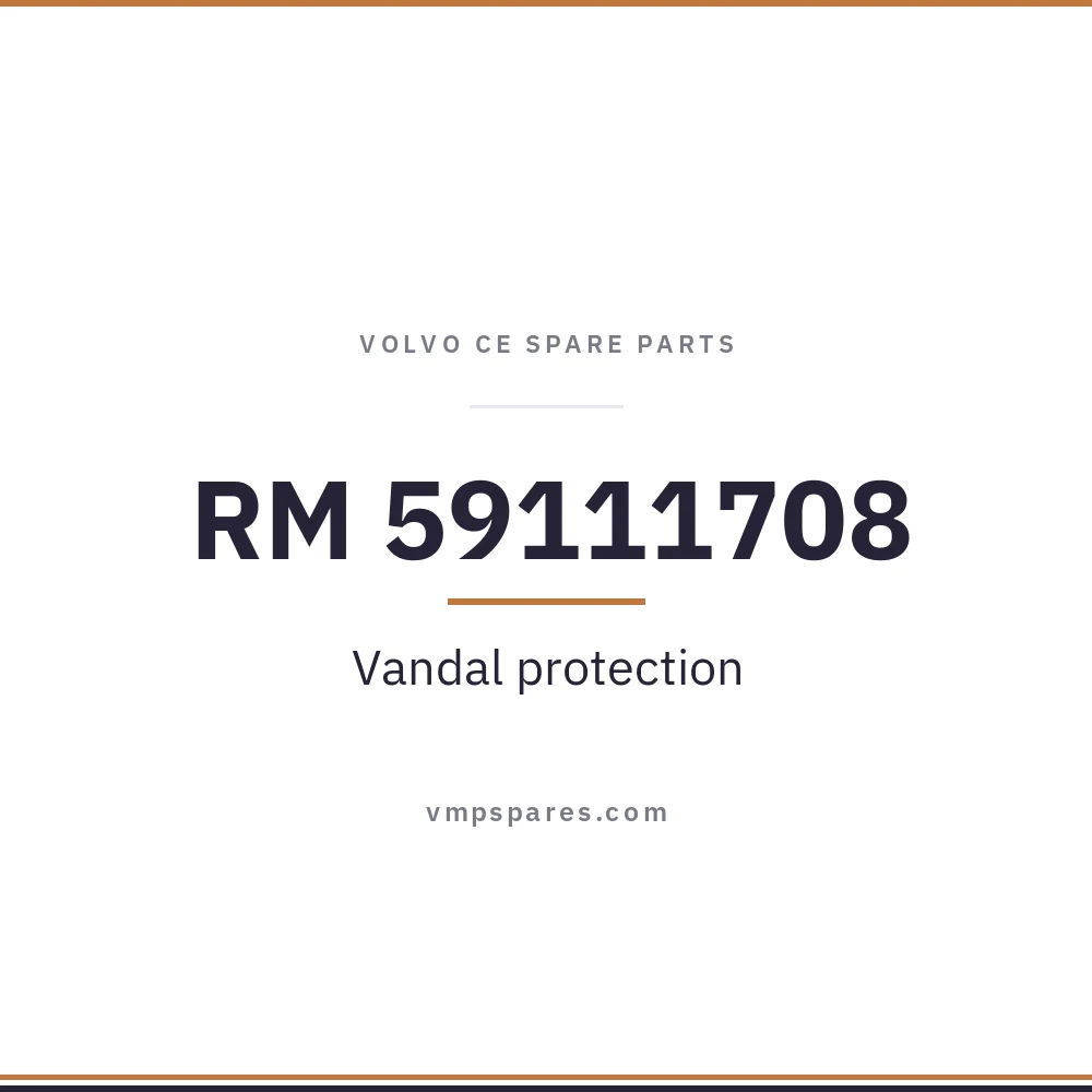 RM 59111708 – Vandal protection