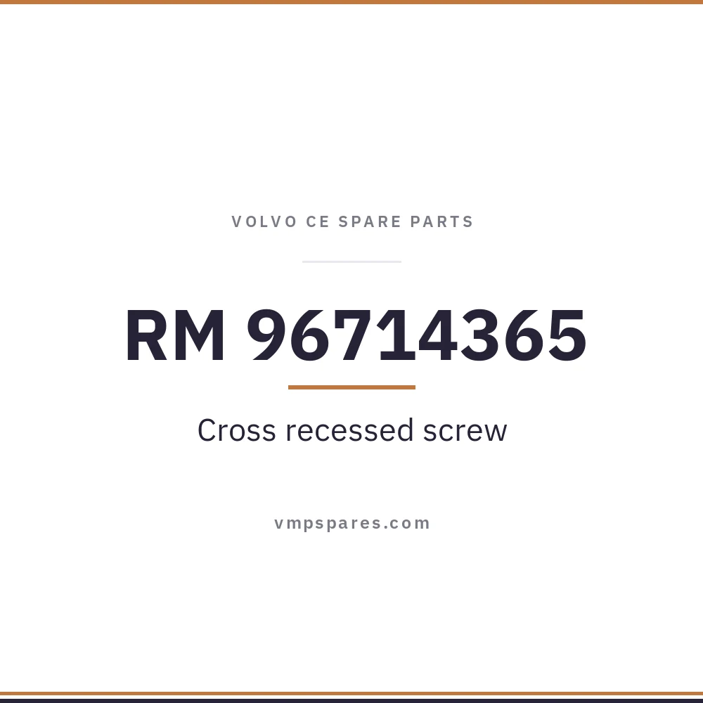 RM 96714365 – Cross recessed screw