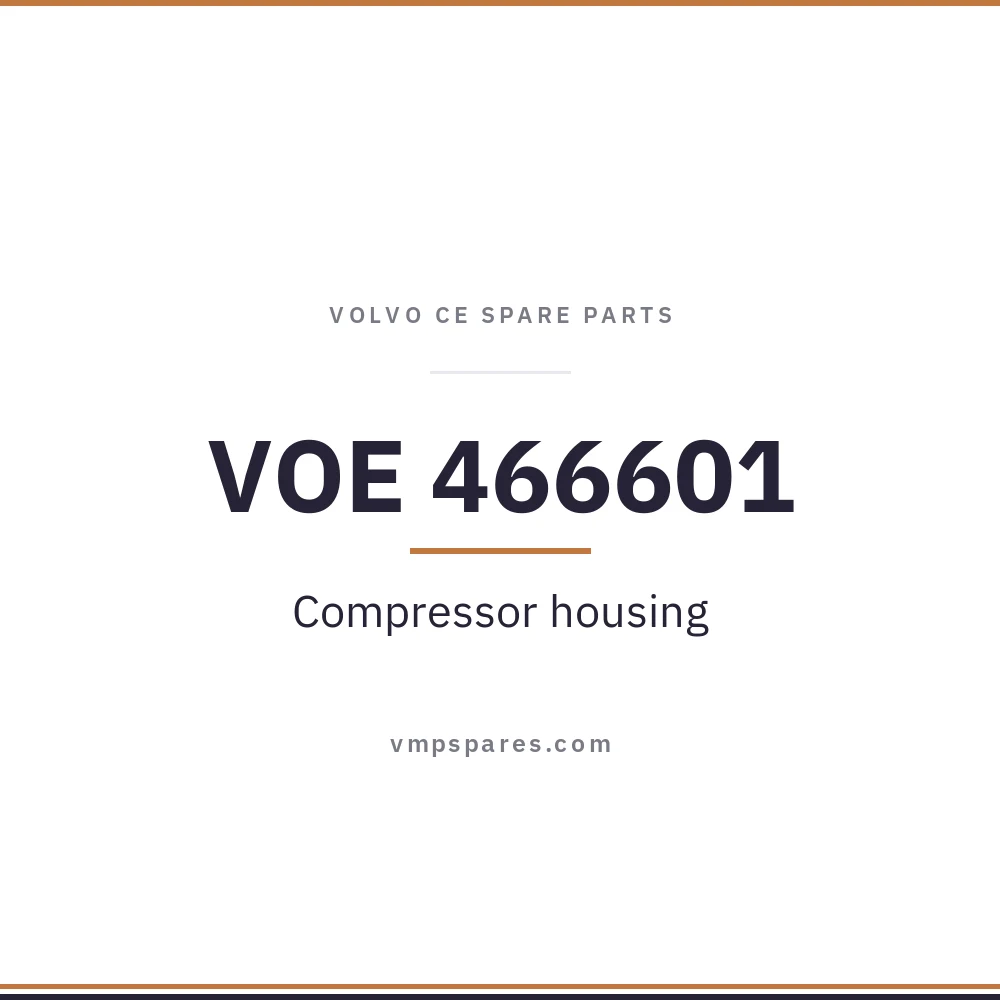 VOE 466601 – Compressor housing