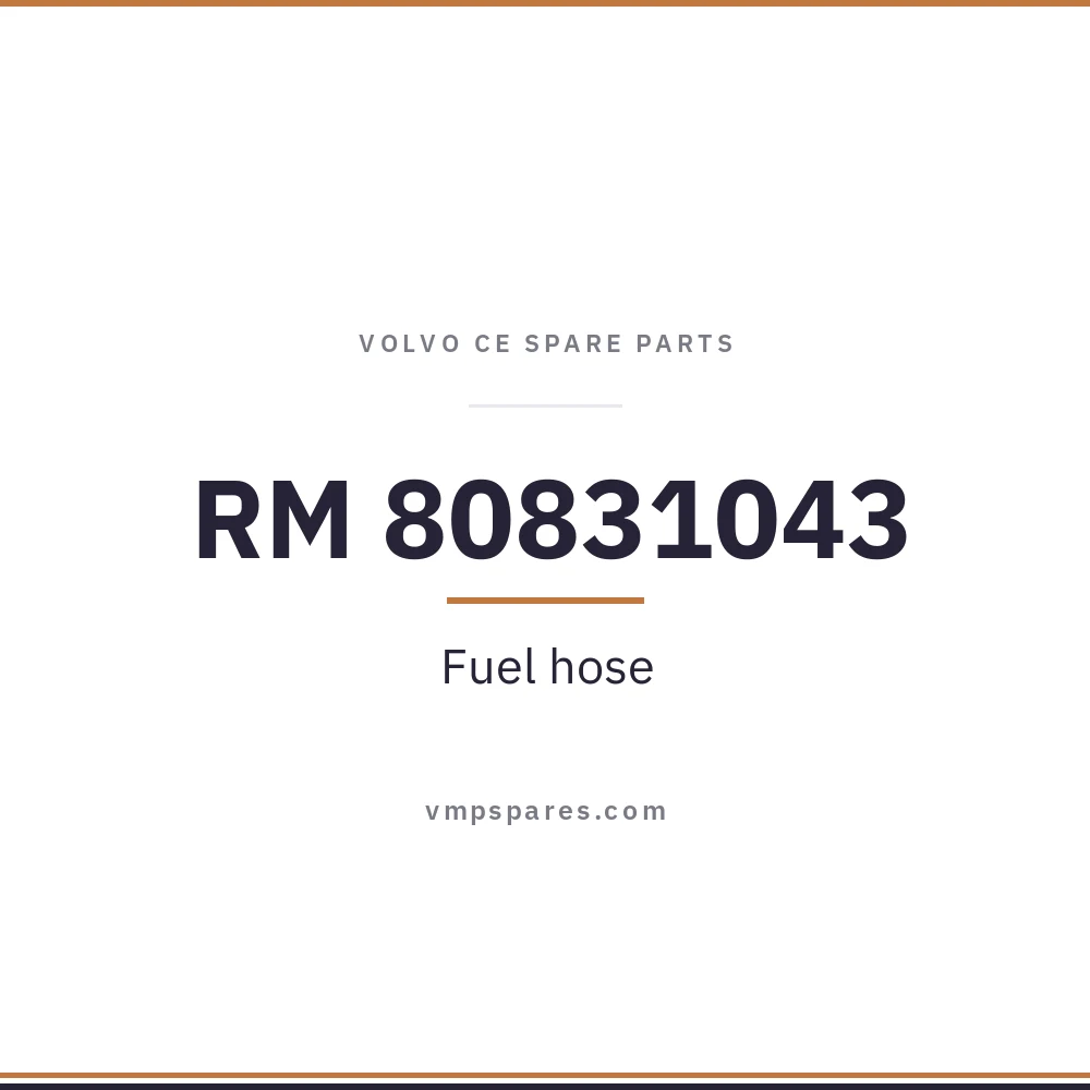 RM 80831043 – Fuel hose