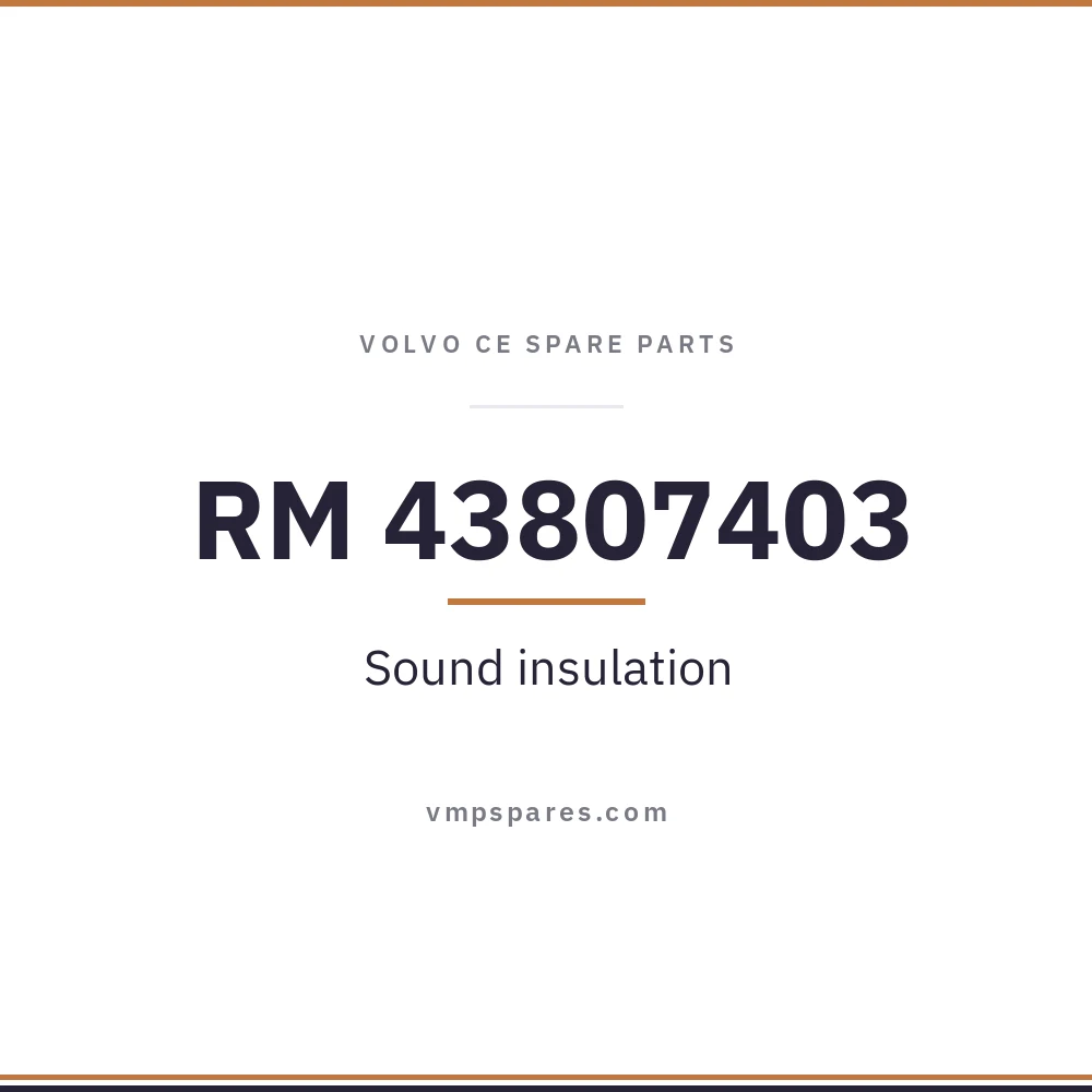 RM 43807403 – Sound insulation