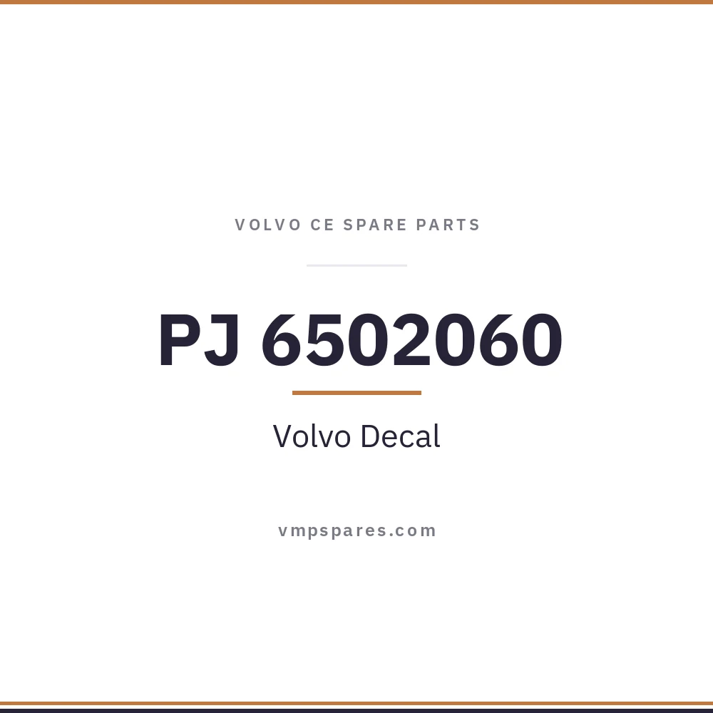 PJ 6502060 – Volvo Decal