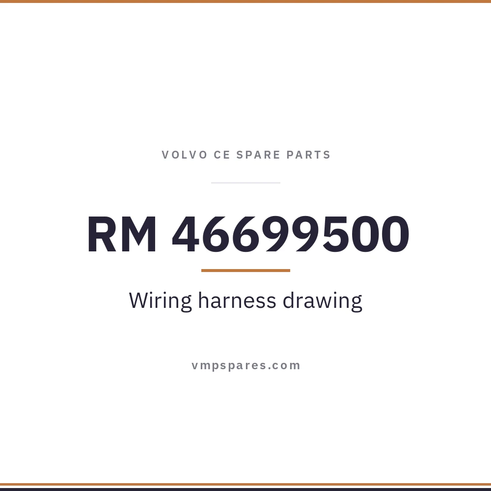 RM 46699500 – Wiring harness drawing