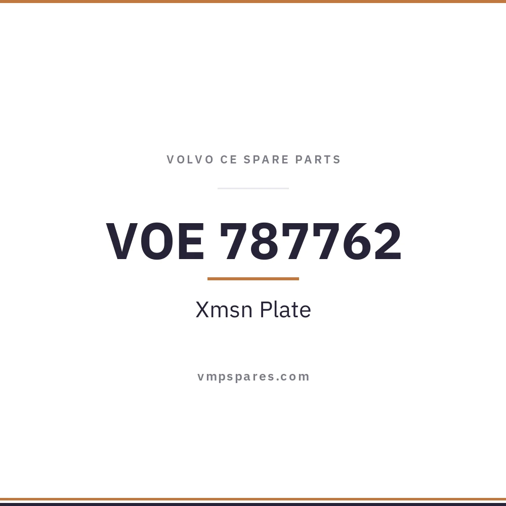 VOE 787762 – Xmsn Plate