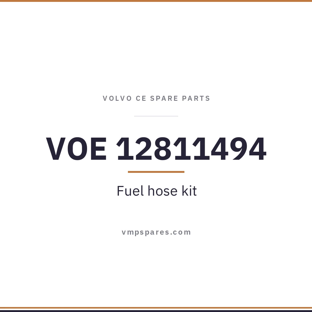 VOE 12811494 – Fuel hose kit