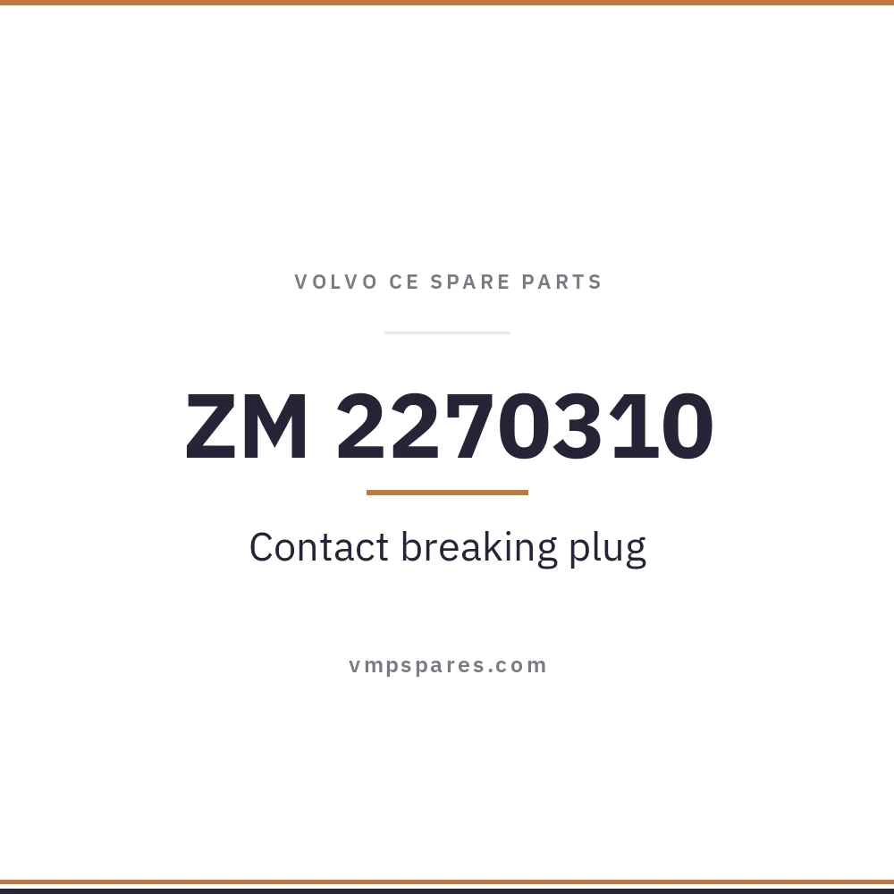 ZM 2270310 – Contact breaking plug