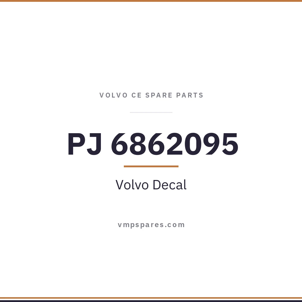 PJ 6862095 – Volvo Decal