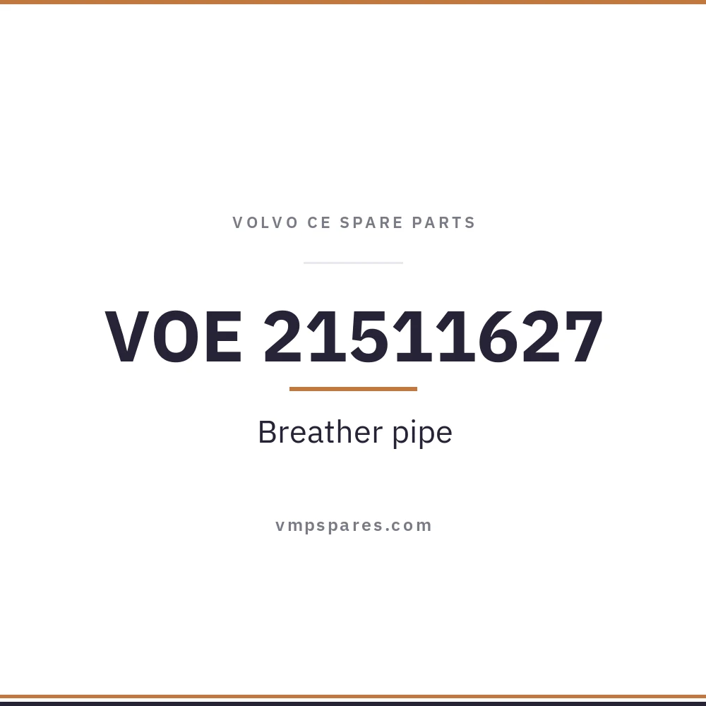 VOE 21511627 – Breather pipe