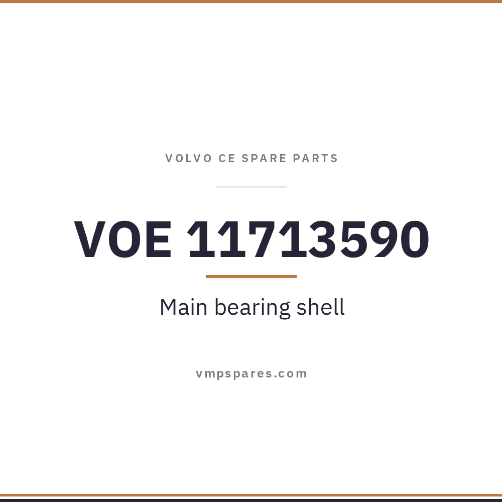 VOE 11713590 – Main bearing shell