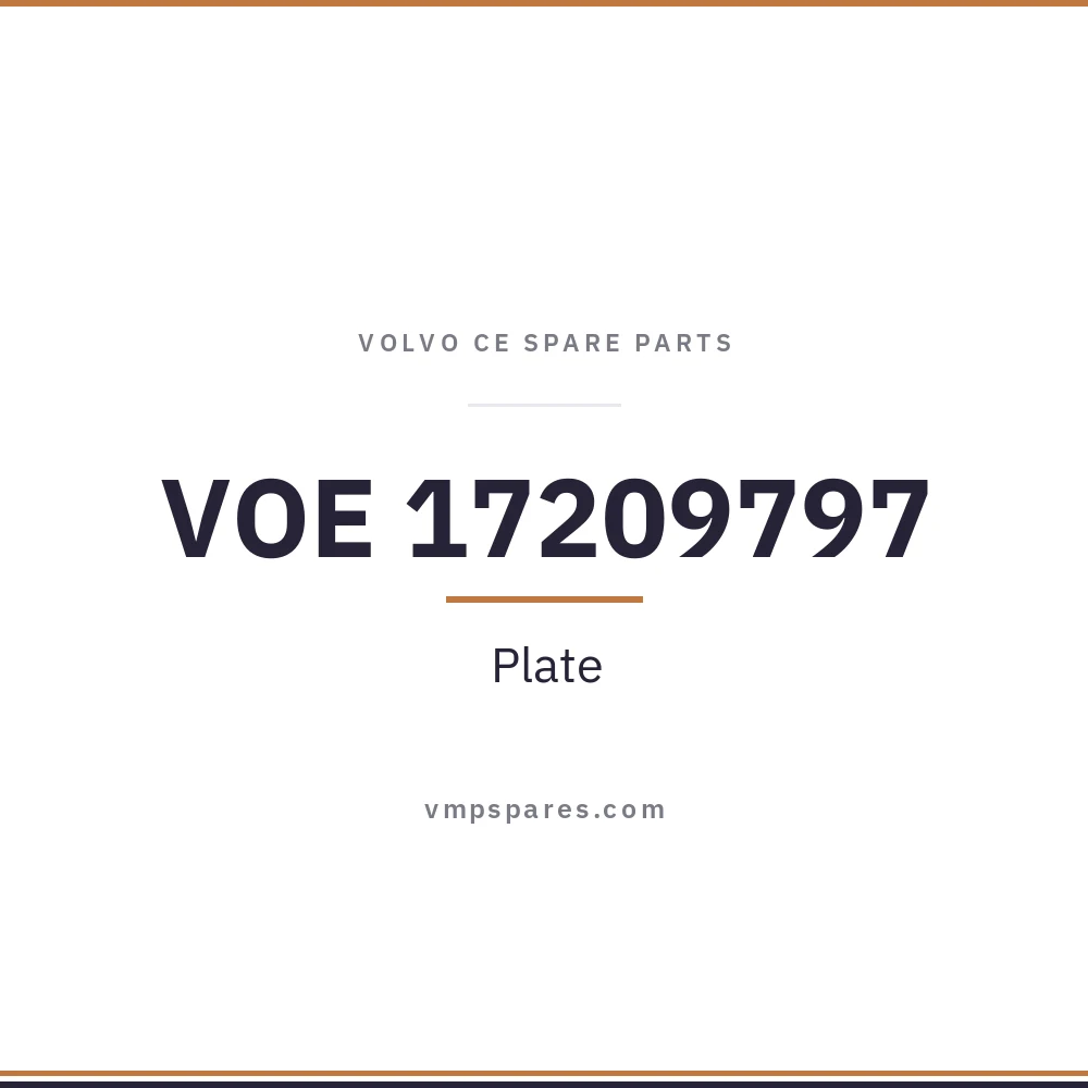 VOE 17209797 – Plate