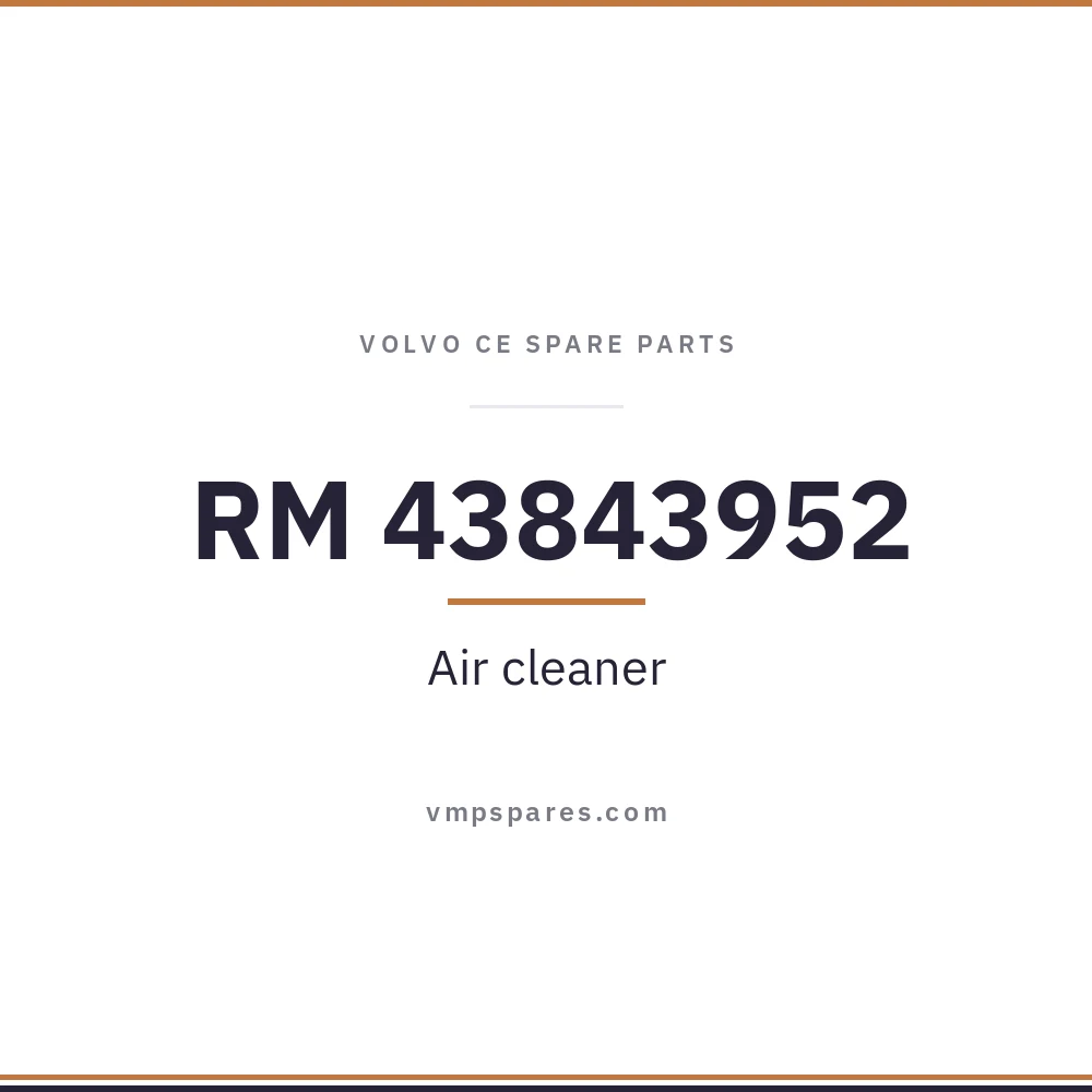 RM 43843952 – Air cleaner