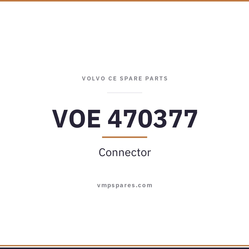VOE 470377 – Connector